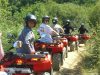 quad campsite outing in the Basque country