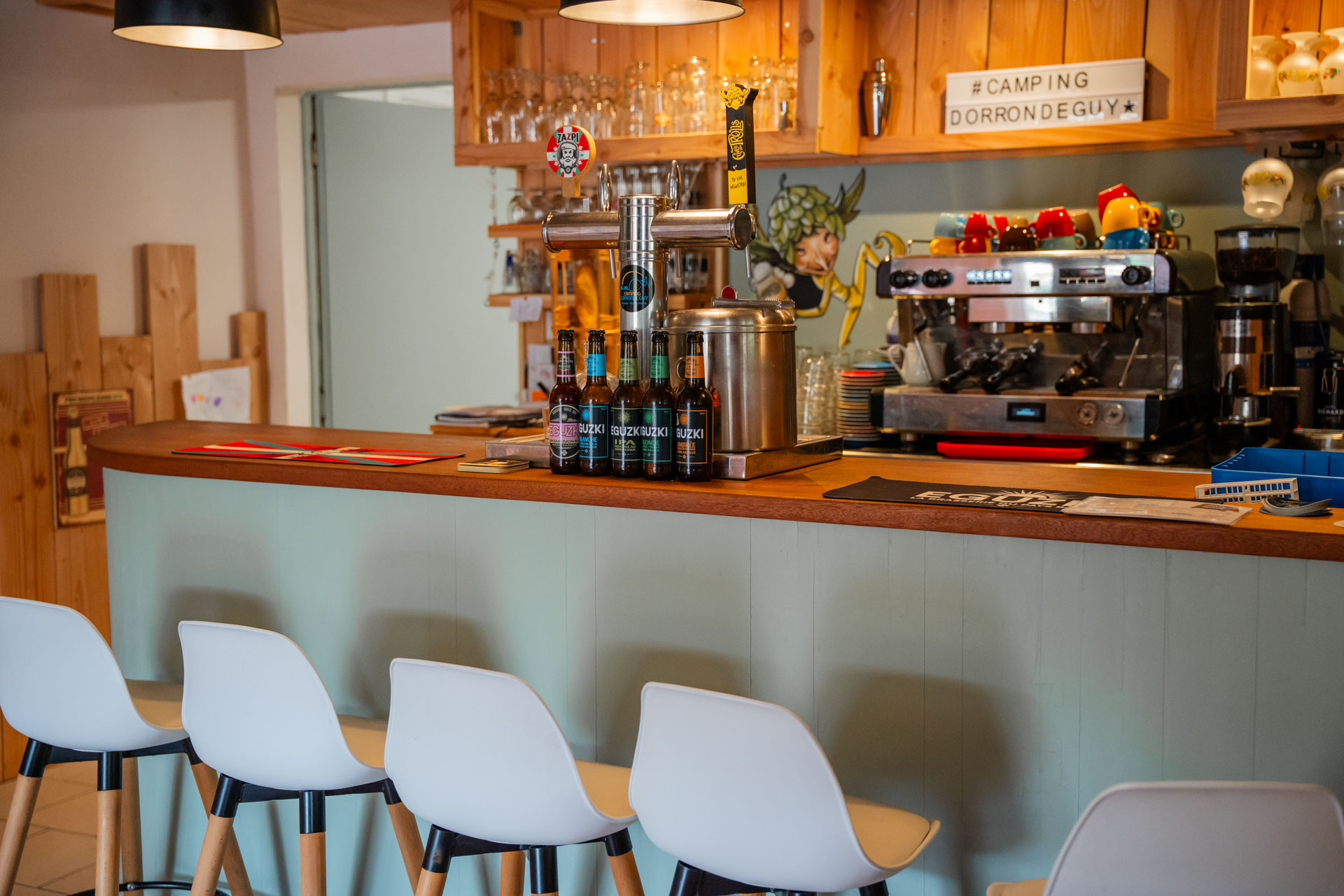 Dorrondeguy camping hendaye bar services