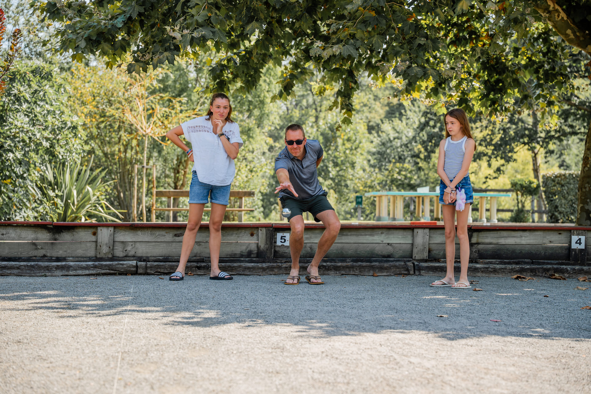 camping avec terrains de petanques