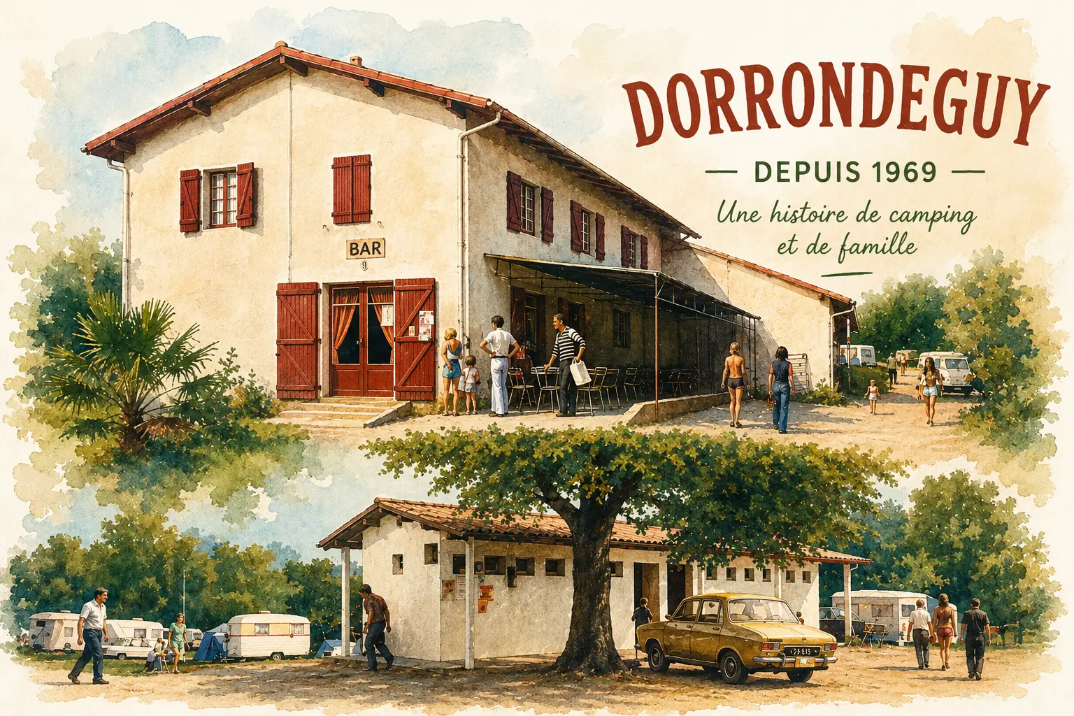 camping familial Dorrondeguy depuis 1969